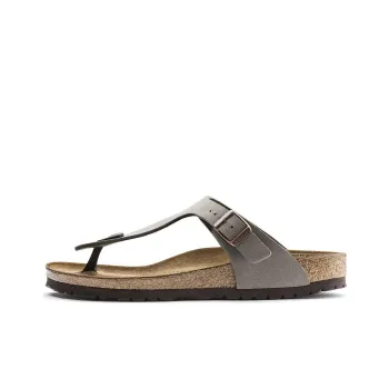 Birkenstock Gizeh Flip Flops Unisex Gray Narrow Fit