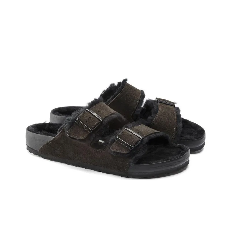 Birkenstock Slide Slippers Unisex Mocha Regular-2