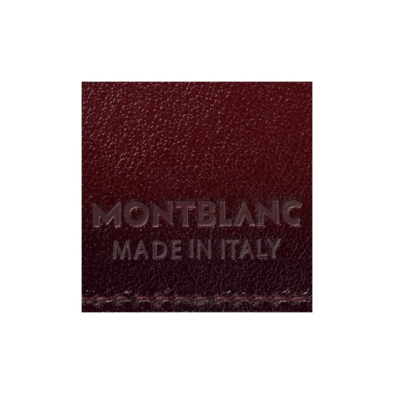 MONTBLANC Meisterstuck Cow Leather Card Holder Men's Burgundy Color-3