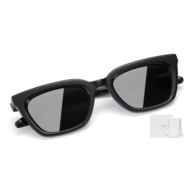 SUYAN Plate Frame Irregular Shape Sunglasses Unisex-1