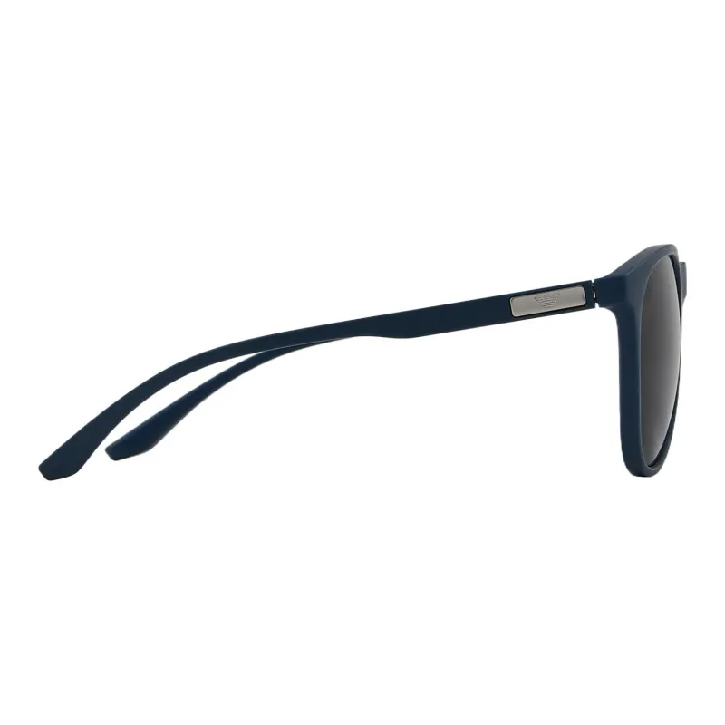 EMPORIO ARMANI Metal Nylon Bio-Nylon Fiber Irregular Shape Sunglasses Women's Dark Blue-2
