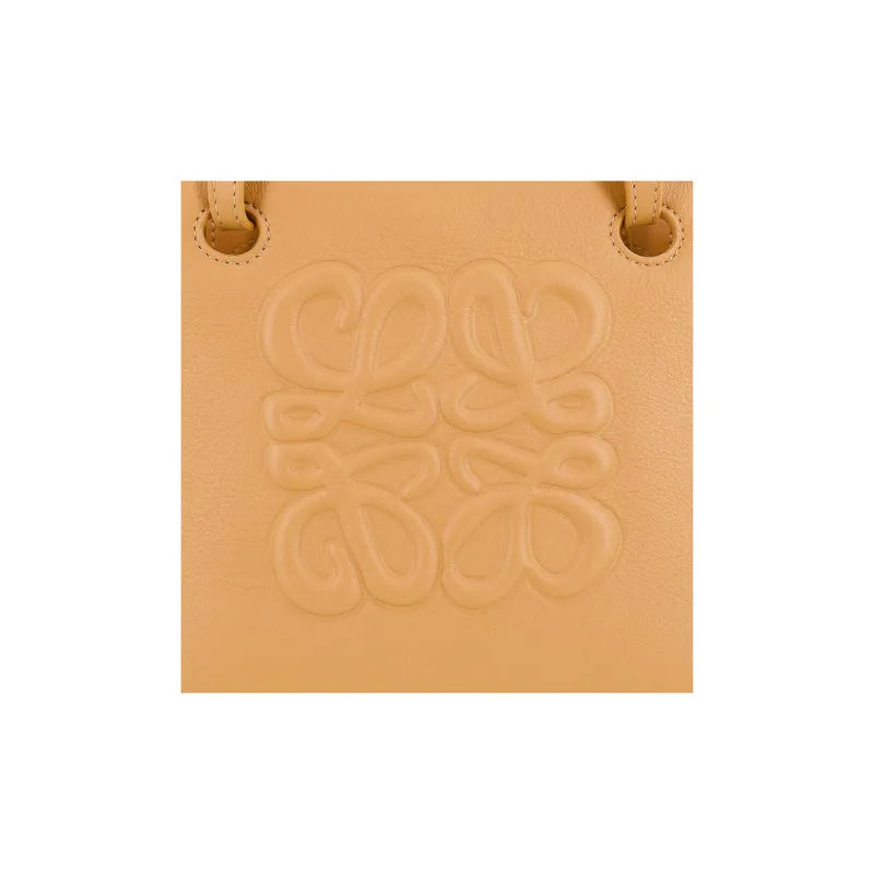 LOEWE Anagram Calfskin Tote Bag Shopping Bag Shoulder Bag Crossbody Bag Handbag Mini Women's Brown-6