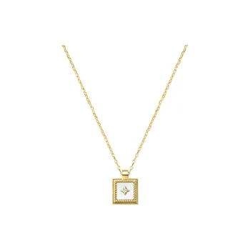 Lola Rose 925 Sterling Silver White Mother Of Pearl Zircon Necklaces Women's