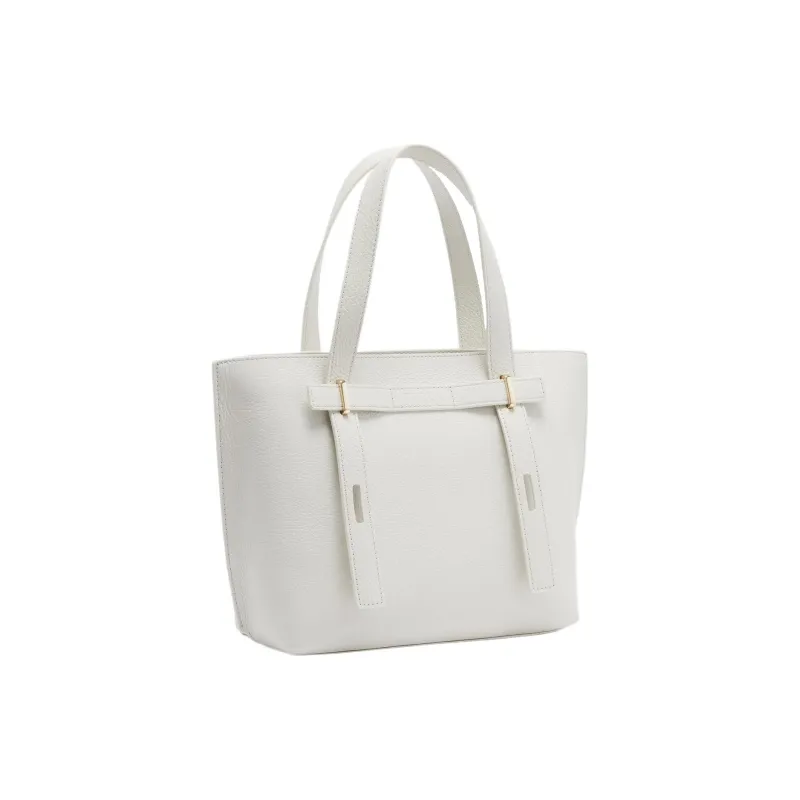 Furla Grained Calfskin Tote Bag Shopping Bag Handbag Small Size Women's Cotton Candy-2