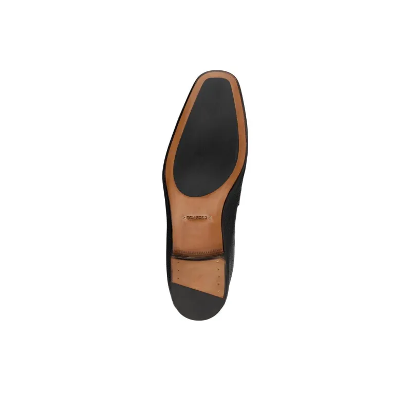 TOM FORD Sean Twist-detail Leather Loafers-4