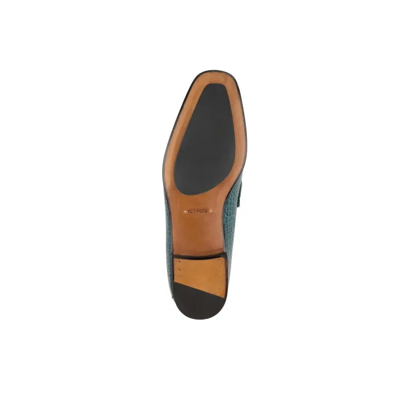 TOM FORD Loafers 1.5cm Men's Cyan-4
