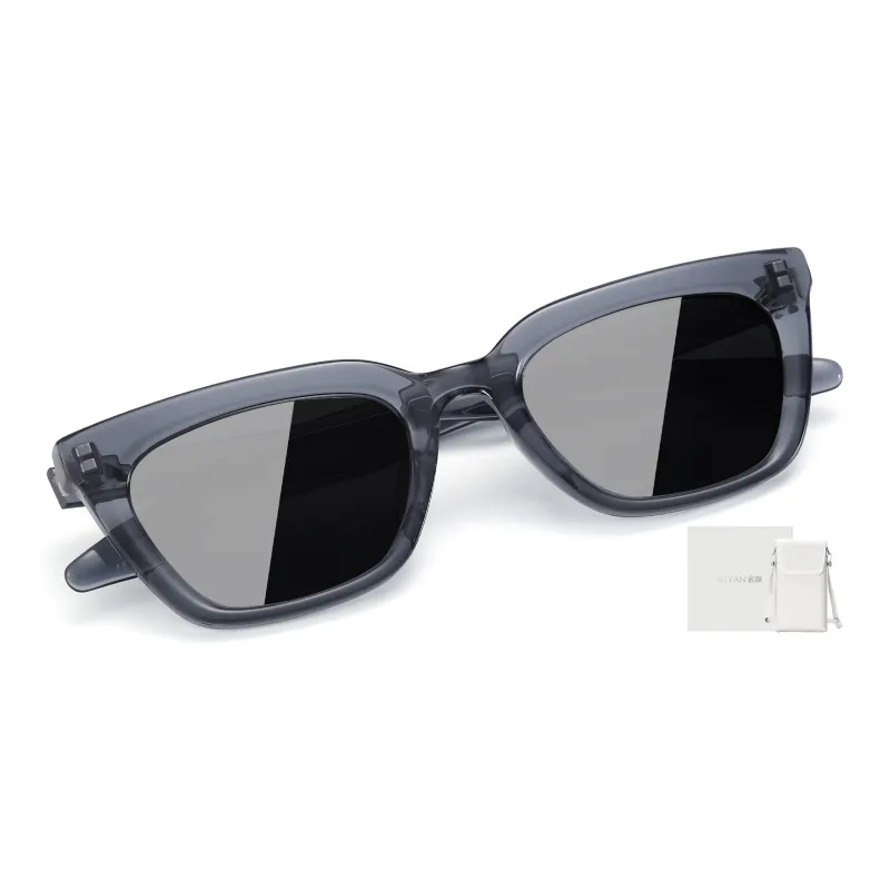 SUYAN Plate Frame Irregular Shape Sunglasses Unisex-3
