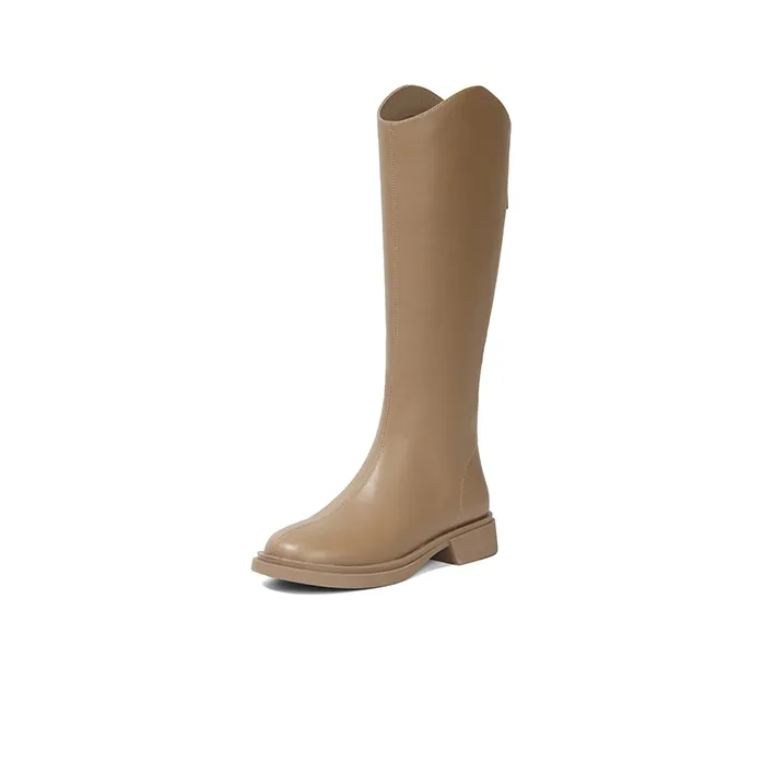 PT'SON Knee high Boots 3.5cm Women's-21