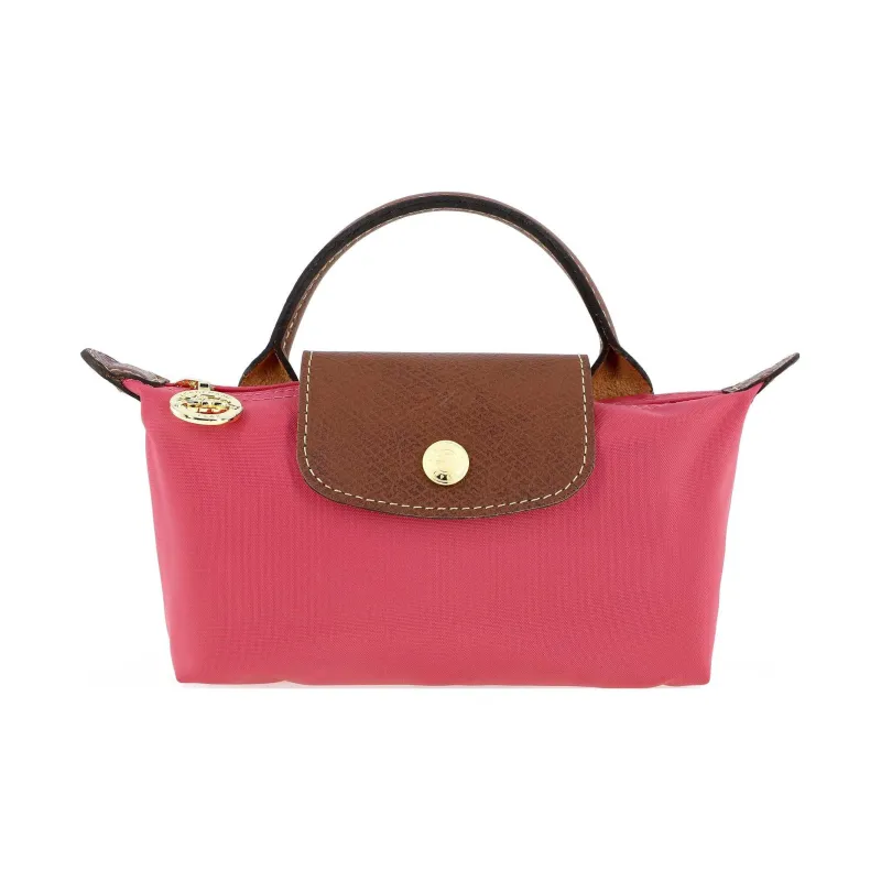 LONGCHAMP Le Pliage Canvas With Leather Trim Canvas Bag Dumpling Bag Handbags Regular Women's Garnet Red-0