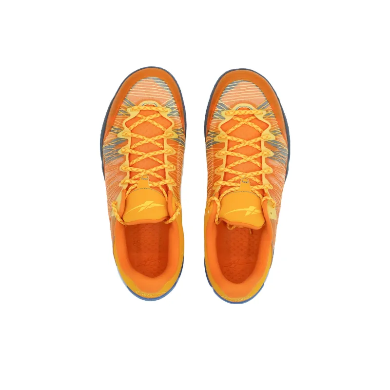 Serious Player Only Player 1 Basketball Shoes Men Low Top Orange Blue-2