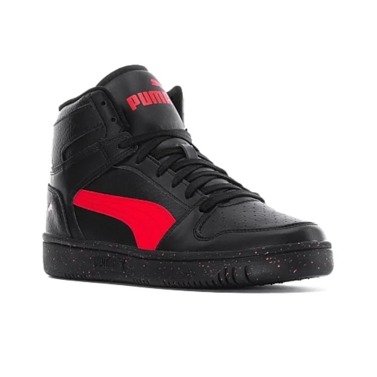 PUMA Rebound Layup Skateboarding Shoes 'Black Red'-2