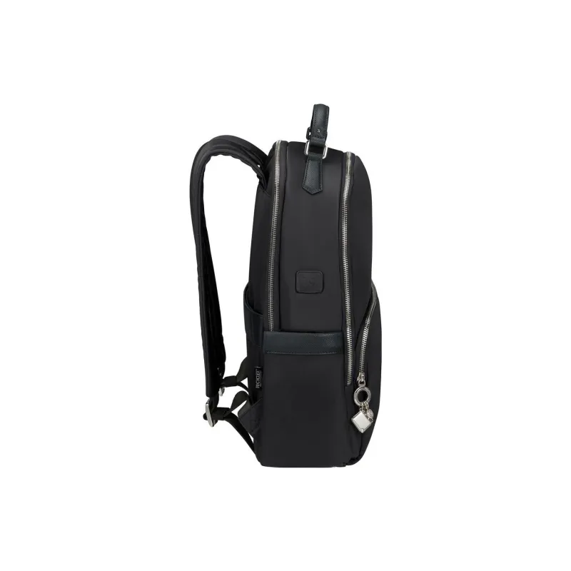 SAMSONITE Recycled Polyester Laptop Backpack Women's Black-3