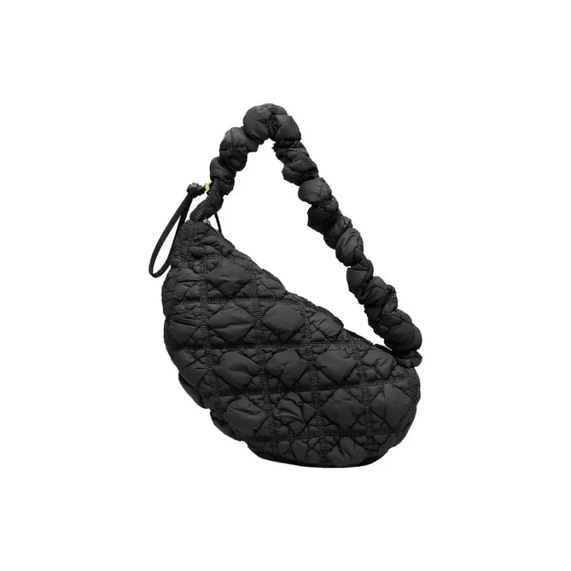 CARLYN Nylon Portable Crossbody Bag, Shoulder Bag Women's Black-0