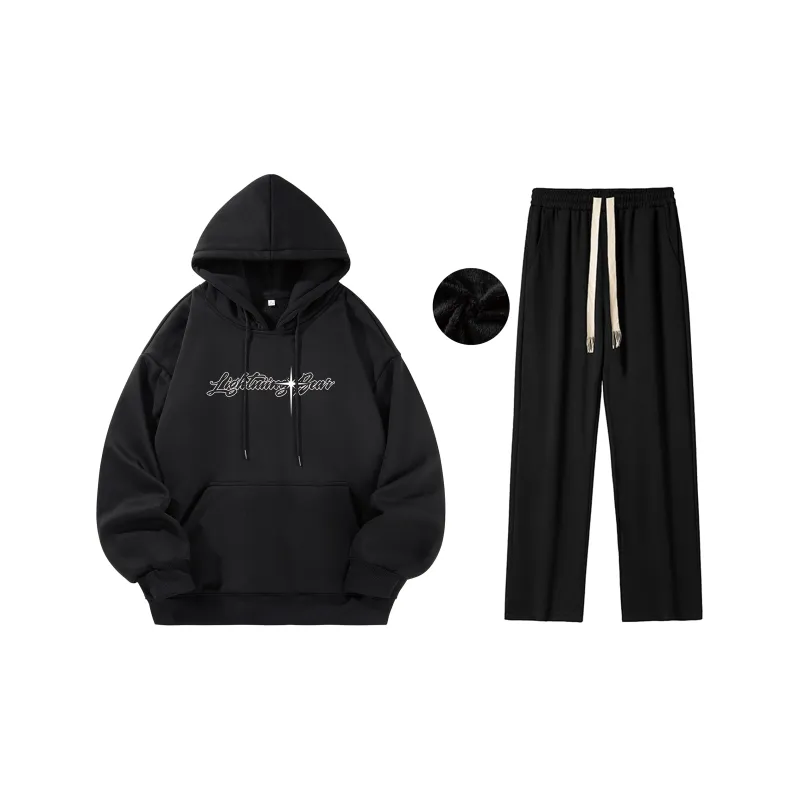 LIGHTNING BEAR Sweatshirt Sets Unisex-1