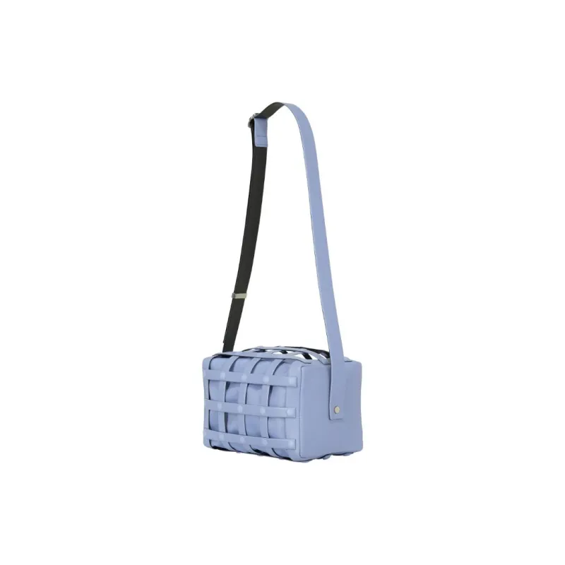ISSEY MIYAKE Artificial Leather Shoulder Bag, Crossbody Bag Mini Women's Sky Blue-1