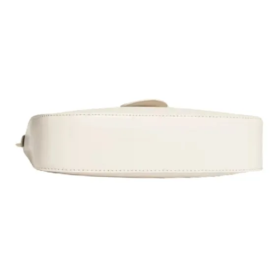 NOMK PU Baguette Women's Shoulder Bag Handbag Shoulder Bag Regular Women's White/Black/Yellow/Khaki-3