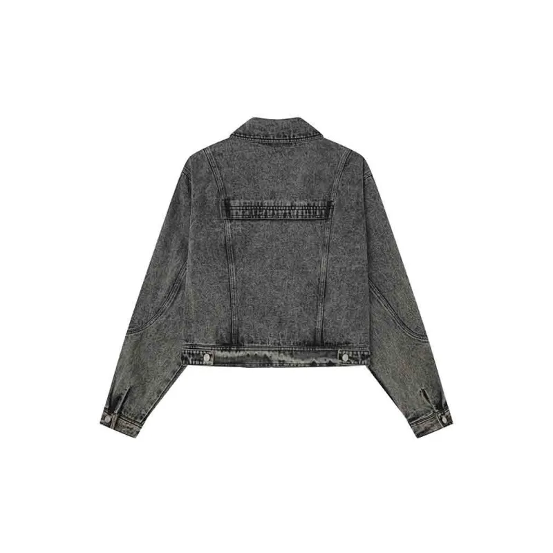 LOUISY AO Denim Jacket Women's Black-1