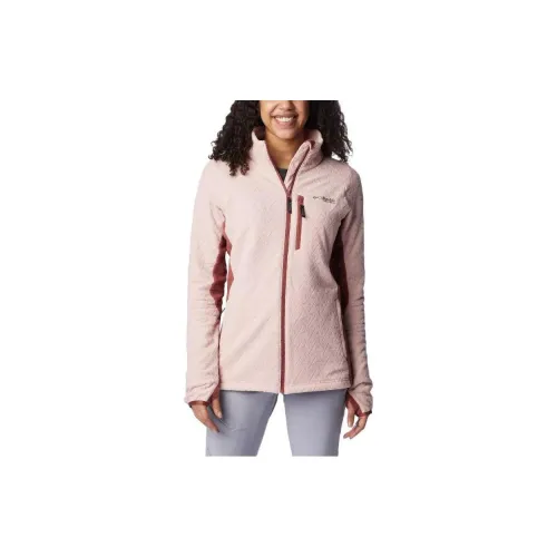 Columbia Titan Pass Jackets Women's Gray Pink