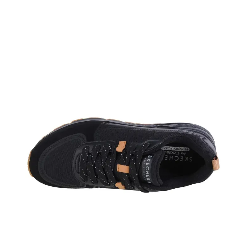 Skechers UnoLayover Cushioning Wear-Resistant Low-Top Skateboard Shoes Men's Black-2
