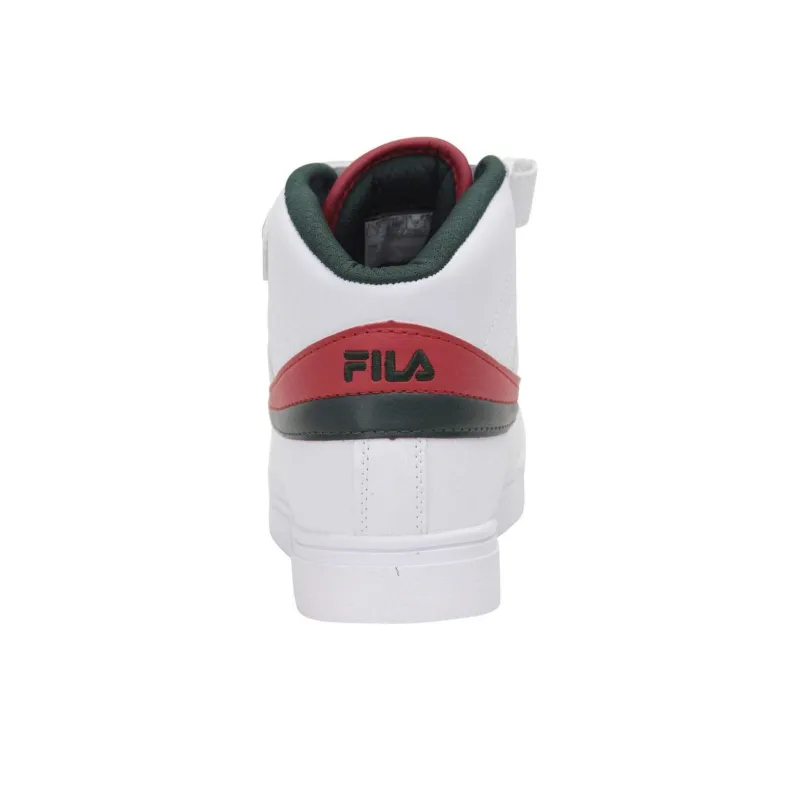 FILA Slip-Resistant Cushioning High-Top Skateboard Shoes Men's White-5