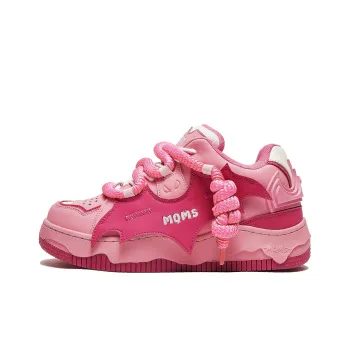 MQMS Skateboard Shoes Unisex Low Top Red