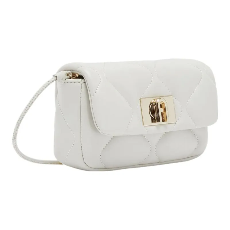 Furla 1927 Collection Lambskin Shoulder Bag, Crossbody Bag Mini Women's Cotton Candy-1