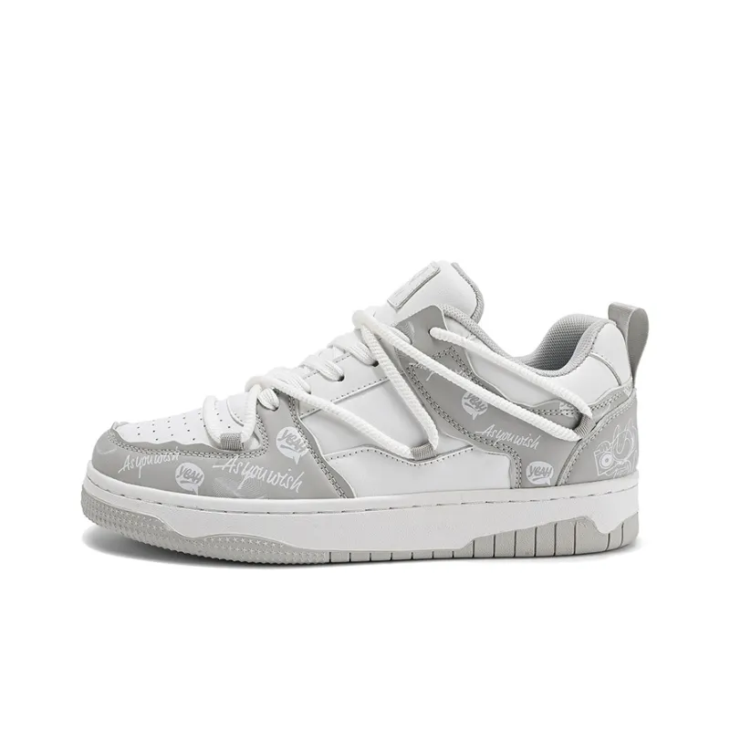 MIIOW Trend Party Series Coverage Anti-Slip And Wear-Resistant Low-Top Skateboard Shoes Unisex-1