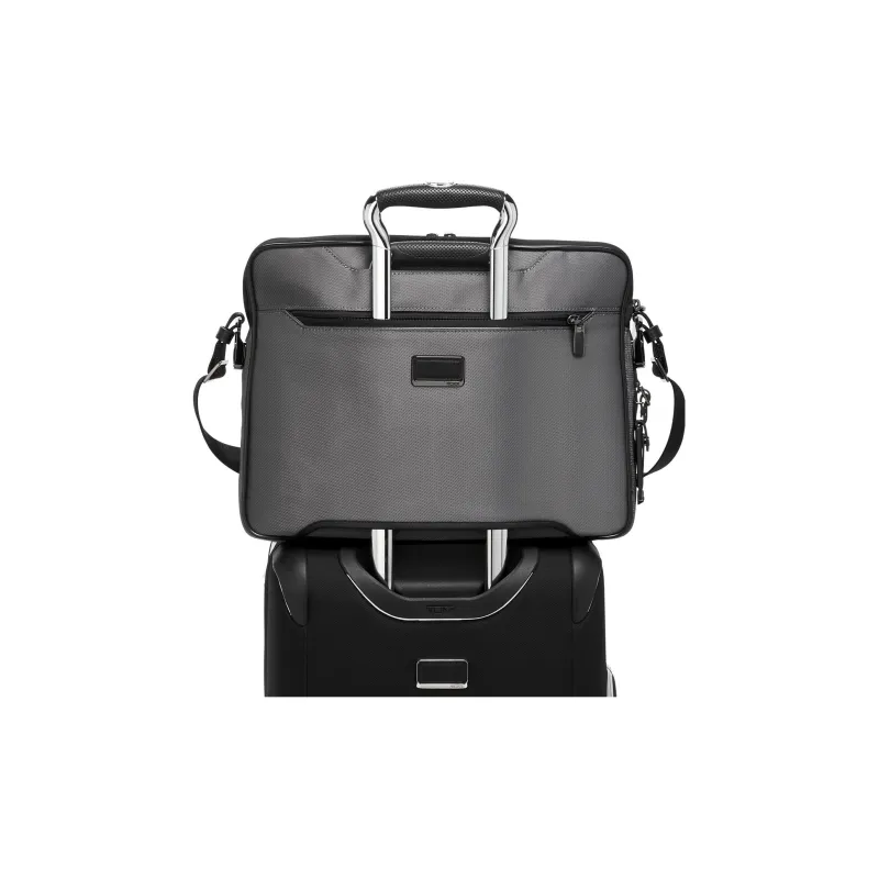 TUMI Fabric Briefcase One Shoulder Handbag Regular Men's Titanium Gray-4
