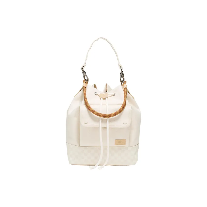 Vans Cotton Bucket Bag Handbag Regular Unisex Natural/Dove Color-0