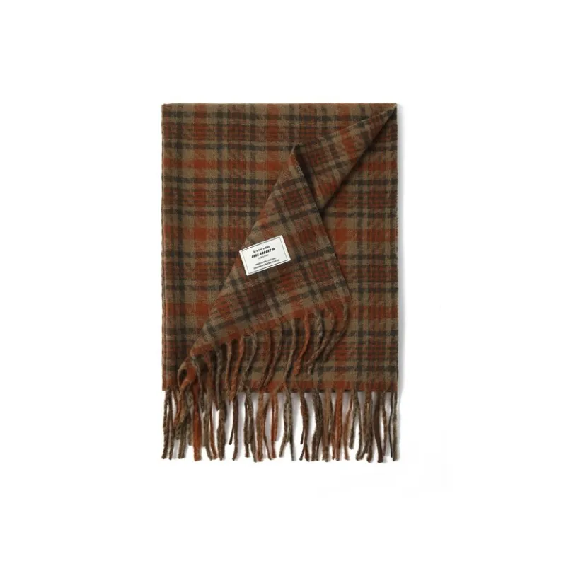 FREE RABBITⅡ Faux Cashmere Knit Scarves Unisex-7