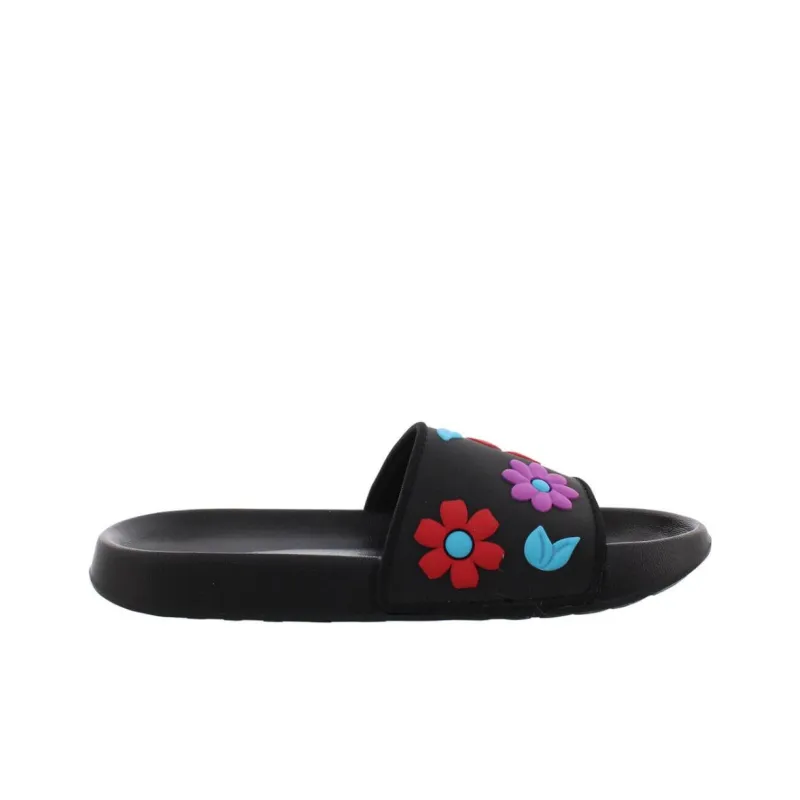 Skechers Sunny Slides Blossom Vibes Slide Slippers Women's Black-1