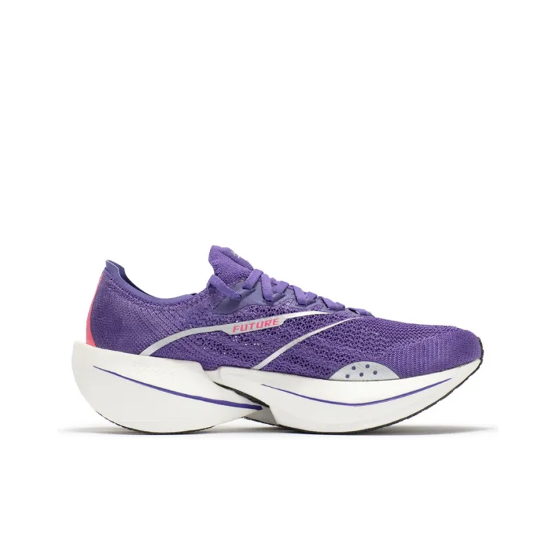 361° Flying Future Cushioning Anti-Slip And Wear-Resistant Lightweight Rebound High-Top Running Shoes Unisex Purple-1