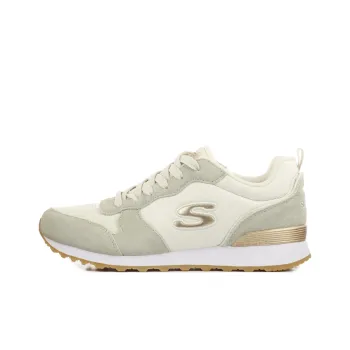 Skechers OG 85 Cushioning Wear Resistant Low Top Casual Shoes Women's Light Gray