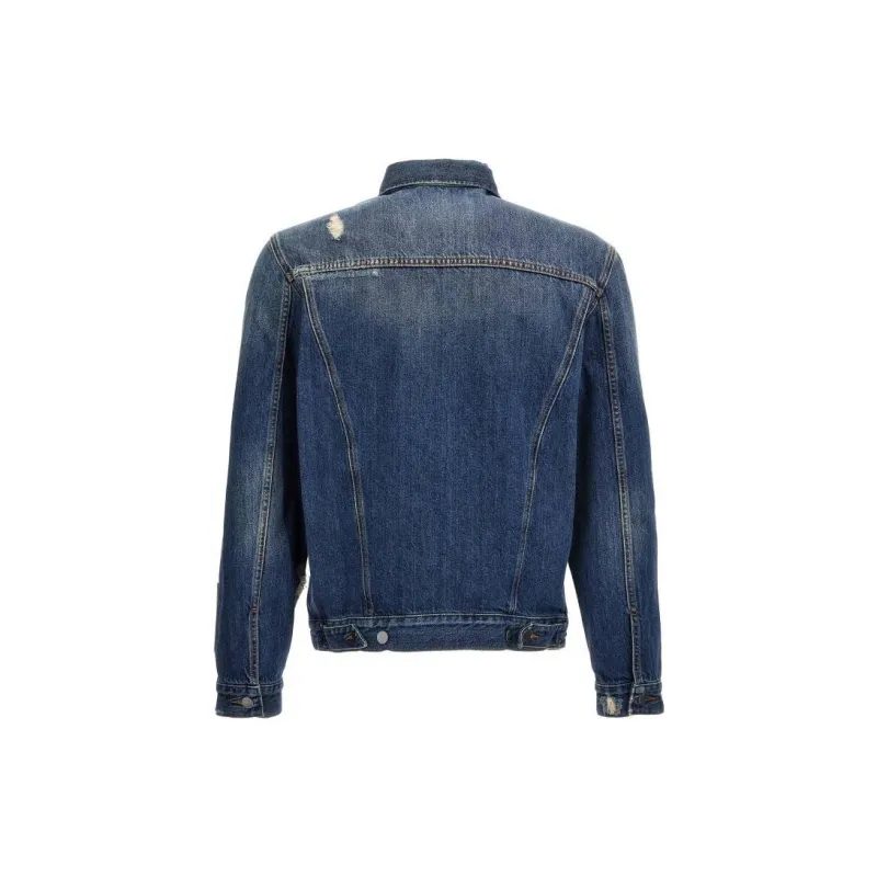 A COLD WALL* Distressed finish Denim Jacket-1