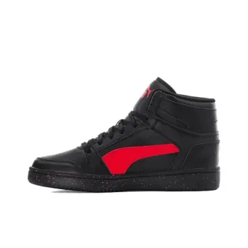 PUMA Rebound Layup Skateboarding Shoes 'Black Red'