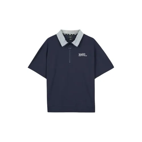 Skechers Polo Shirts Men Marine Blue/00DU