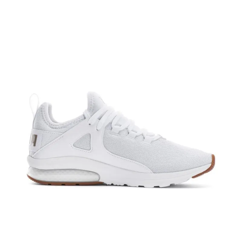 PUMA Electron 2.0 LUSH WIDE Cushioning, Wear Resistant Low Top Running Shoes Women's White-1