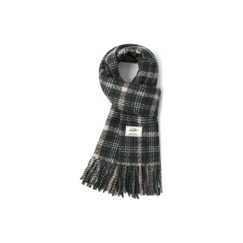 FREE RABBITⅡ Faux Cashmere Knit Scarves Unisex-2