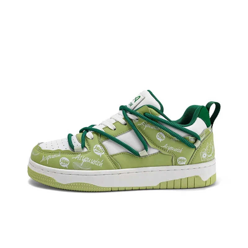 MIIOW Trend Party Series Coverage Anti-Slip And Wear-Resistant Low-Top Skateboard Shoes Unisex-15
