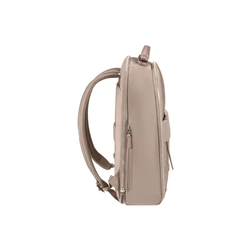SAMSONITE Recyclable Polyester With Polyurethane Backpack Unisex Dried Rose-4