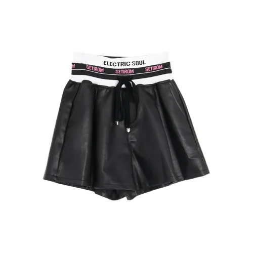 SETIROM Casual Shorts Women's Black