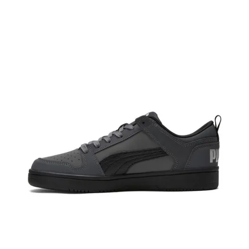 PUMA Rebound Layup Skateboard Shoes Men Low-Top Black Gray