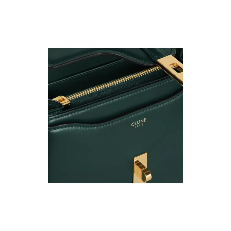 CELINE 16 Cow Leather Shoulder Bag, Crossbody Bag, Handbag Mini Women's Amazon Green-3