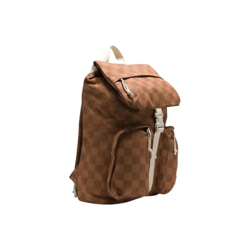 Vans Cotton Backpack Regular Men's Brown-1