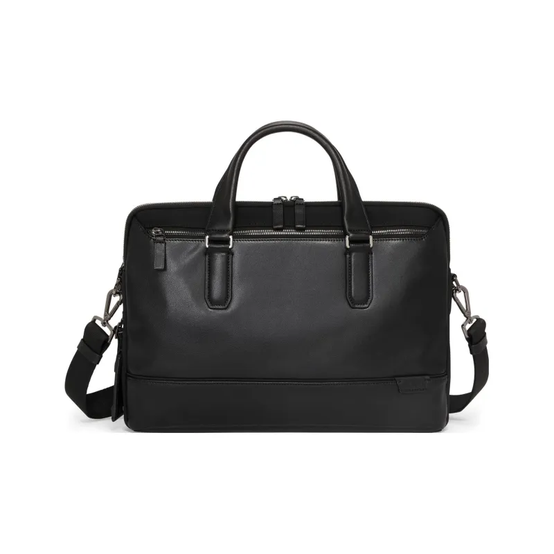 TUMI Nylon Briefcase, Shoulder Bag, Crossbody Bag, Handbag Regular Men's Black-0