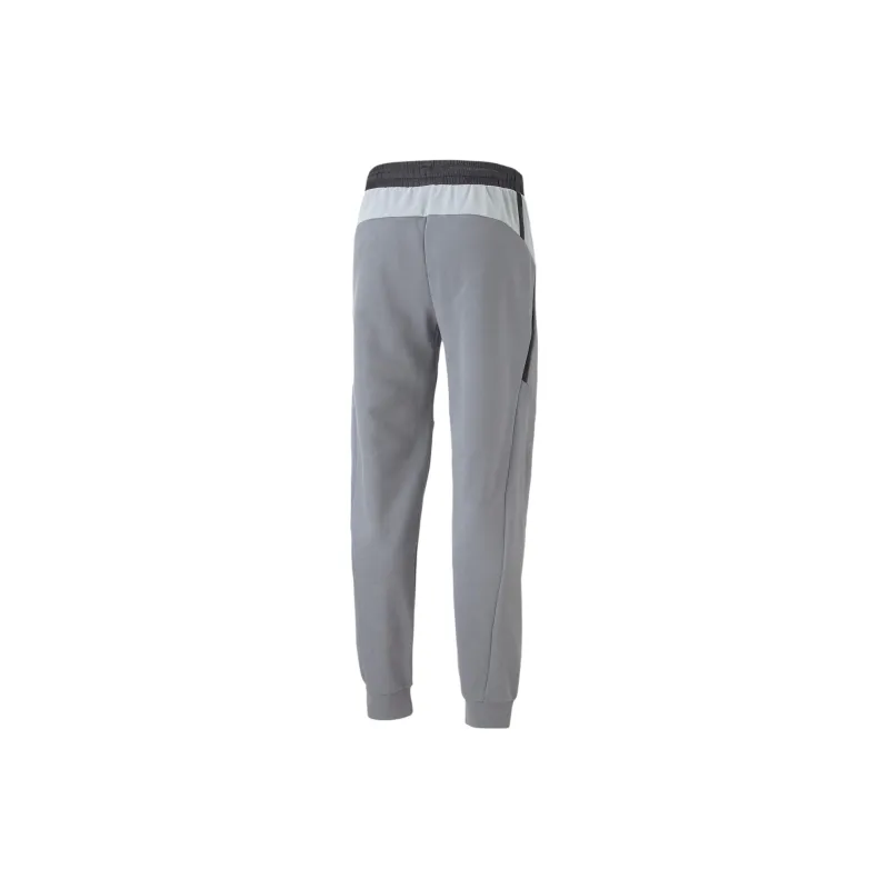 PUMA PUMATECH Knitted Sweatpants Men Gray-1