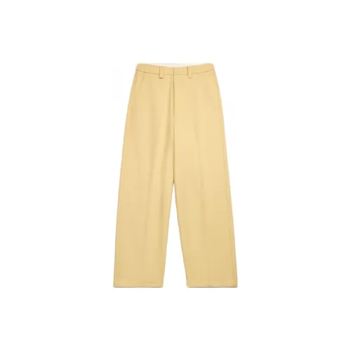 AMIPARIS Suit Trousers Women's Yellow