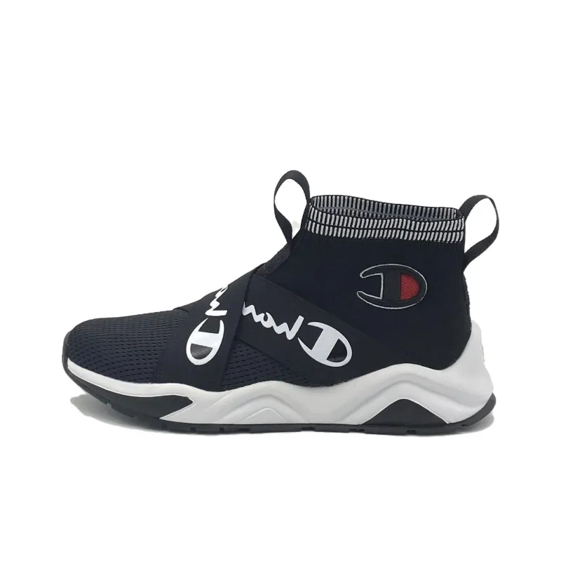 Champion Rally Crossover Cushioning, Wear Resistant High Top Running Shoes Men's Black-0