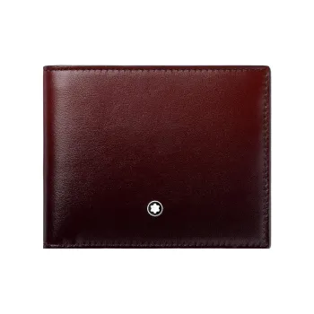 MONTBLANC Meisterstuck Cow Leather Wallet Regular Men's Burgundy