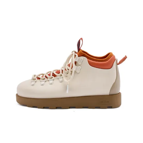 Native Shoes Fitzsimmons Martin Boots Unisex Oatmeal Cream | Light Brown | Brown